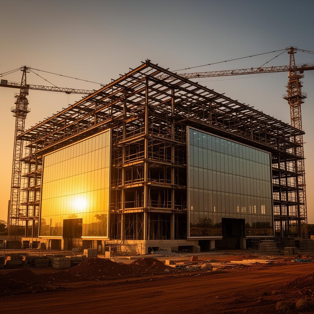 Government building under construction
